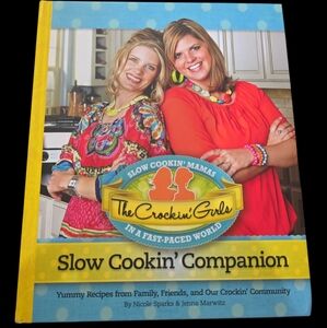 Source Unknown Slow Cookin' Companion Cookbook - Red and Yellow